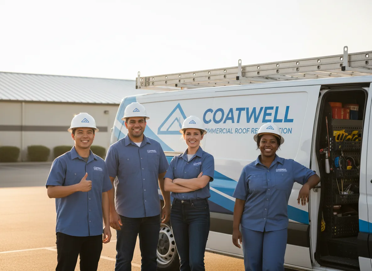 Commercial roof coating company in Middleport, NY